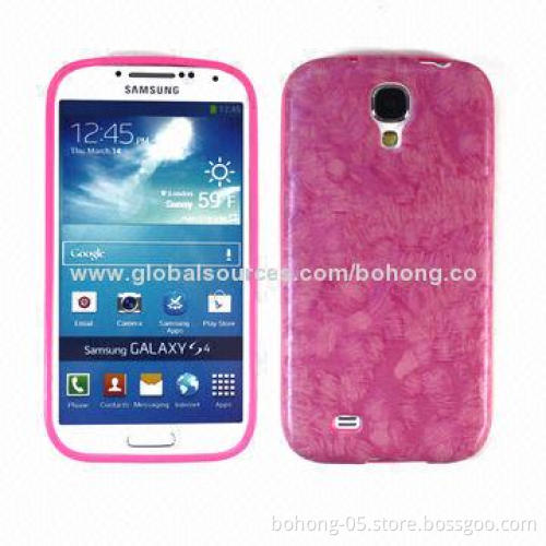 PU IMD TPU Mobile Phone Cases for Samsung Galaxy S4, Various Colors Available